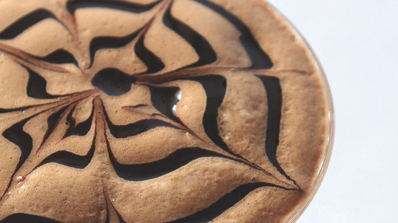 Warme chocolade koffie