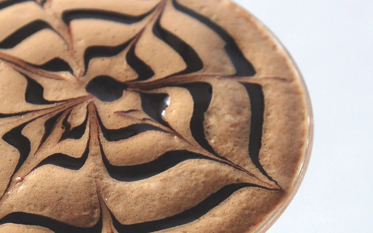Warme chocolade koffie